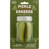 FRED PICKLE ERASERS - CARDED - cozylivehome.com | we sell a wide range of comfortable household items^ Shop All