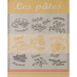 French Cotton Jacquard Towel, Varietes de Pates - cozylivehome.com | we sell a wide range of comfortable household items^ Shop All
