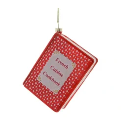 Hot French Cuisine Cookbook Ornament - cozylivehome.com | we sell a wide range of comfortable household items Ornament