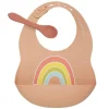 Fresh & Messy Silicone Bib & Spoon Set Rainbow - cozylivehome.com | we sell a wide range of comfortable household items^ Shop All