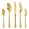 FSLM-1835G TAJ Hammered Flatware Gold Service For 4 - cozylivehome.com | we sell a wide range of comfortable household items^ Shop All