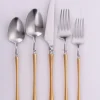 FSLM-1811GSM TAJ Majestic Flatware Two Tone Matte Gold Service For 4 - cozylivehome.com | we sell a wide range of comfortable household items^ Shop All