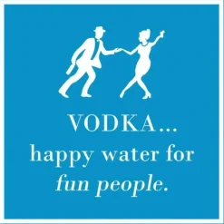 FUNNY NAPKIN HAPPY WATER - cozylivehome.com | we sell a wide range of comfortable household items^ Shop All