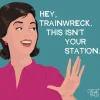 FUNNY NAPKIN- HEY TRAINWRECK - cozylivehome.com | we sell a wide range of comfortable household items^ Shop All