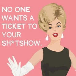 FUNNY NAPKIN NO ONE WANTS A TICKET - cozylivehome.com | we sell a wide range of comfortable household items^ Shop All