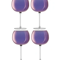 G1620-16-887 Aurora Wine Glass 15oz Polar Violet Set Of 4 - cozylivehome.com | we sell a wide range of comfortable household items^ Shop All