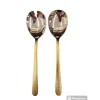 Best G101165 Pebble Beach Salad Servers Gold Accent - cozylivehome.com | we sell a wide range of comfortable household items Giftware