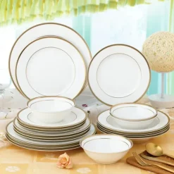 Gail White Bone China Dinnerware Service For 4 - cozylivehome.com | we sell a wide range of comfortable household items^ Shop All