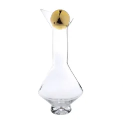 Best Sale GBG1048 Smoky Glass Diamond Shaped Decanter with Gold Reflection and Lid - cozylivehome.com | we sell a wide range of comfortable household items Giftware