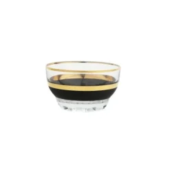 Online GDB2057 Black & Gold Design Dessert Bowl - cozylivehome.com | we sell a wide range of comfortable household items Giftware
