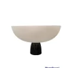 New GFB3431 White Glass Bowl on Black Base - cozylivehome.com | we sell a wide range of comfortable household items Giftware