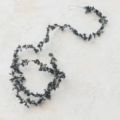 Glass Beaded Metal Garland, Pewter Finish 72" - cozylivehome.com | we sell a wide range of comfortable household items^ Shop All