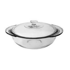 GLASS CASSEROLE AND LID 2 QT ROUND - cozylivehome.com | we sell a wide range of comfortable household items^ Shop All