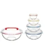 Glass Nesting Bowls w/ Lids Set-10 - cozylivehome.com | we sell a wide range of comfortable household items^ Shop All