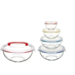 Glass Nesting Bowls w/ Lids Set-10 - cozylivehome.com | we sell a wide range of comfortable household items^ Shop All