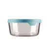 GLASS ROUND TRUESEAL 7 CUP MINERAL BLUE - cozylivehome.com | we sell a wide range of comfortable household items^ Shop All