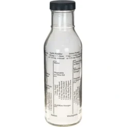GLASS SALAD DRESSING BOTTLE W/RECIPES - cozylivehome.com | we sell a wide range of comfortable household items^ Shop All