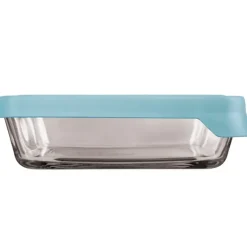 GLASS STORAGE RECTANGLE 6 CUP MINERAL BLUE - cozylivehome.com | we sell a wide range of comfortable household items^ Shop All