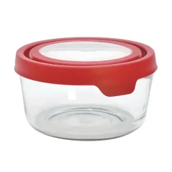 GLASS STORAGE ROUND 7 CUP RED - cozylivehome.com | we sell a wide range of comfortable household items^ Shop All