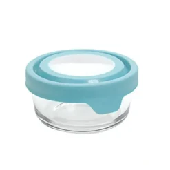 GLASS STORAGE ROUND 1 CUP MINERAL BLUE - cozylivehome.com | we sell a wide range of comfortable household items^ Shop All