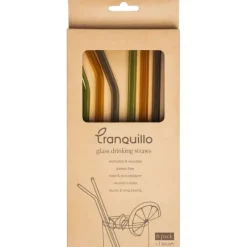 Glass Straw Rainbow Set-6 - cozylivehome.com | we sell a wide range of comfortable household items^ Shop All