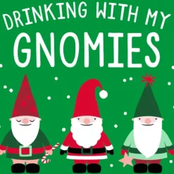 GNOMIES FUNNY CHRISTMAS COCKTAIL NAPKIN - cozylivehome.com | we sell a wide range of comfortable household items^ Shop All