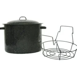 GRANITEWARE MINI CANNER W/JAR RACK 12 QT - cozylivehome.com | we sell a wide range of comfortable household items^ Shop All