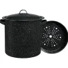 GRANITEWARE TAMALE POT 15.5 QT BLK - cozylivehome.com | we sell a wide range of comfortable household items^ Shop All