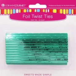 GREEN METALLIC TWIST TIES 50 PC - cozylivehome.com | we sell a wide range of comfortable household items^ Shop All