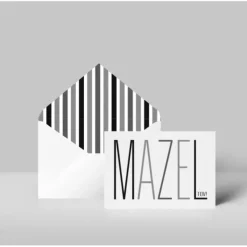 Cheap Greeting Card-Mazel Tov Gray - cozylivehome.com | we sell a wide range of comfortable household items Giftware