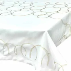 GRID-70X108 SPILL-PROOF METALIC CIRCLE TABLECLOTH - cozylivehome.com | we sell a wide range of comfortable household items^ Shop All