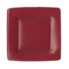 Grosgrain Square Paper Salad & Dessert Plates in Cranberry - cozylivehome.com | we sell a wide range of comfortable household items^ Shop All