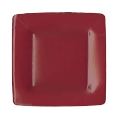 Grosgrain Square Paper Salad & Dessert Plates in Cranberry - cozylivehome.com | we sell a wide range of comfortable household items^ Shop All