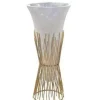 Clearance GRV3532 Opaque Glass Vase on Gold Twig Base - cozylivehome.com | we sell a wide range of comfortable household items Giftware