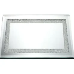 GS5510 Mirror Tray With Diamonds 13.8x9.8" - cozylivehome.com | we sell a wide range of comfortable household items^ Shop All