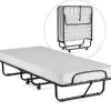 GSM509 Folding Bed Cot W/ 4 Inch Memory Foam Mattress, Large Wheels 36 x 78 - cozylivehome.com | we sell a wide range of comfortable household items^ Shop All
