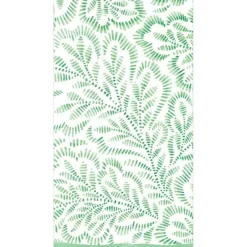 GUEST TOWEL BLOCK PRINT LEAVES GREEN - cozylivehome.com | we sell a wide range of comfortable household items^ Shop All