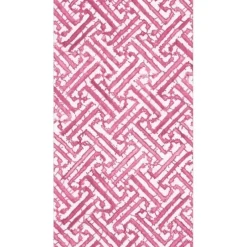 GUEST TOWEL FRETWORK FUSCHIA - cozylivehome.com | we sell a wide range of comfortable household items^ Shop All