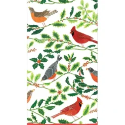 GUEST TOWEL SONGBIRDS AND HOLLY - cozylivehome.com | we sell a wide range of comfortable household items^ Shop All