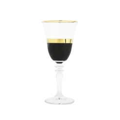 GWG2054 Water Glass w Black & Gold Design - cozylivehome.com | we sell a wide range of comfortable household items^ Shop All