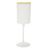 GWN3127 White Square Shaped Wine Glasses with Gold Rim - cozylivehome.com | we sell a wide range of comfortable household items^ Shop All