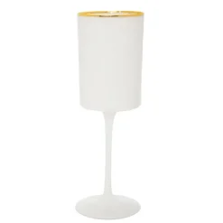 GWN3127 White Square Shaped Wine Glasses with Gold Rim - cozylivehome.com | we sell a wide range of comfortable household items^ Shop All