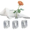 H-4416 Acrylic Bud vase Napkin Rings Set Of 4 - cozylivehome.com | we sell a wide range of comfortable household items^ Shop All