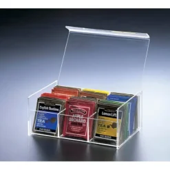 Best Sale H-146 6-COMPARTMENT TEA BAG BOX - cozylivehome.com | we sell a wide range of comfortable household items Giftware