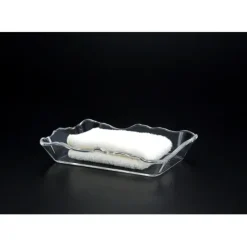 Best H-4568 WAVY RIMMED HAND TOWEL TRAY - cozylivehome.com | we sell a wide range of comfortable household items Giftware