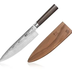 HAKU Chef's Knife w/ Sheath, Forged X-7 Damascus Steel - cozylivehome.com | we sell a wide range of comfortable household items^ Shop All