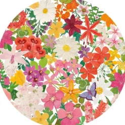 HALSTEAD FLORAL PAPER PLACEMATS 12" ROUND - cozylivehome.com | we sell a wide range of comfortable household items^ Shop All