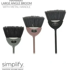Hamarat Large Angle Broom W. Metal Handle-Asst - cozylivehome.com | we sell a wide range of comfortable household items^ Shop All