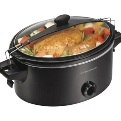 Hamilton Beach 6 Qt Slow Cooker Black - cozylivehome.com | we sell a wide range of comfortable household items^ Shop All