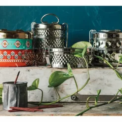 Hammered Stainless Steel Tiffin - cozylivehome.com | we sell a wide range of comfortable household items^ Shop All